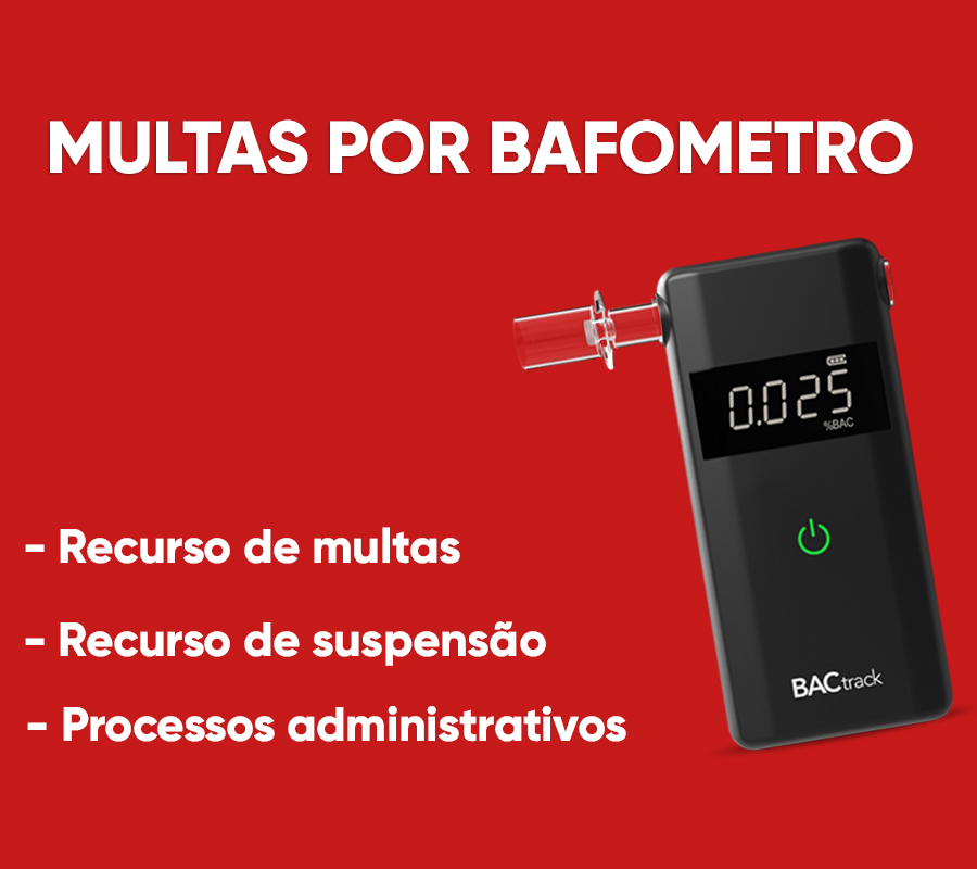 multa por bafômetro