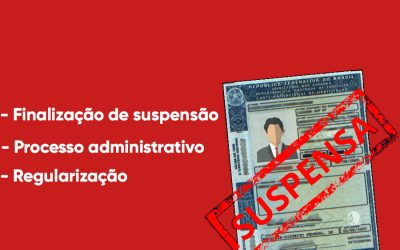 habilitação com pontuação estourada cnh suspensa
