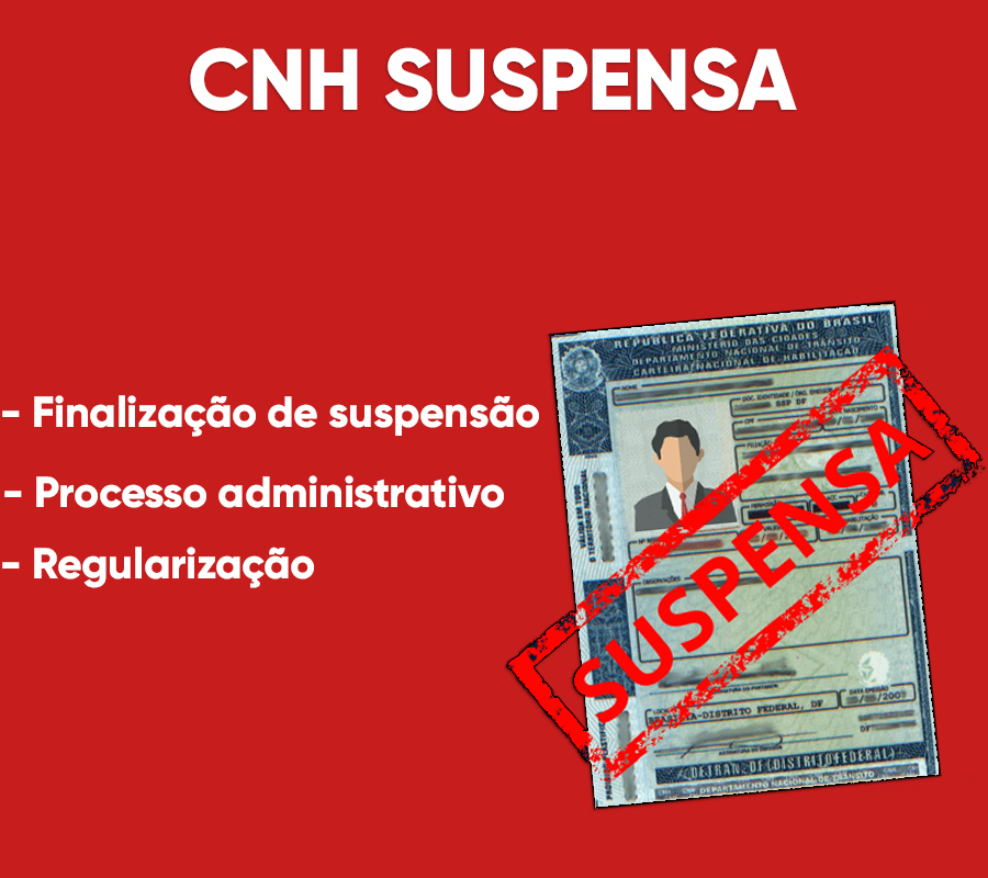 habilitação com pontuação estourada — CNH suspensa por excesso de pontos